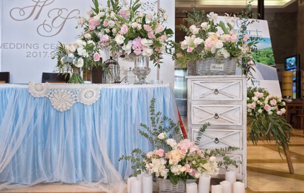 幸福时光粉白色婚礼策划