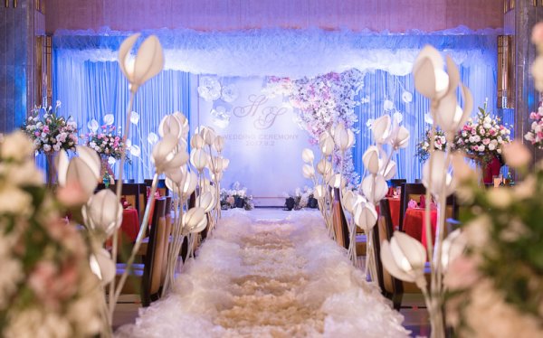 幸福时光粉白色婚礼策划